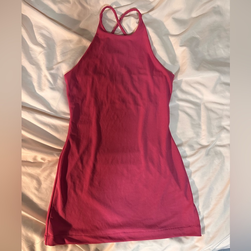 HOT PINK MINI DRESS